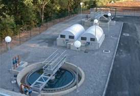 E.D.A.R. Campo (Huesca). Sewage Treatment Plant in Campo (Province of Huesca)